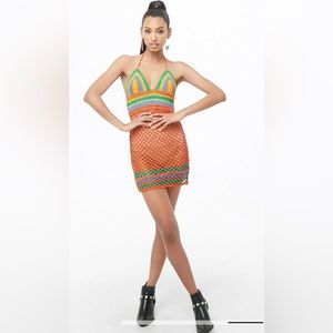 Forever 21 crochet coverup dress